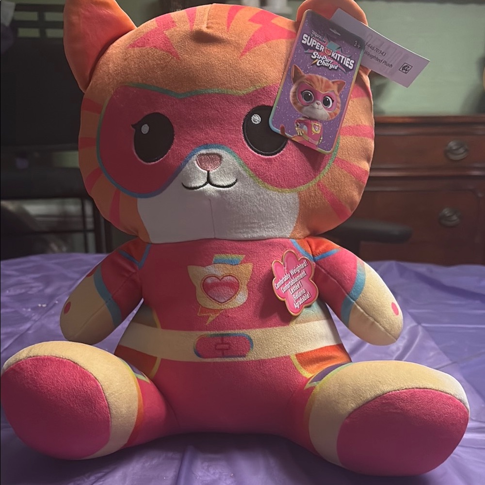 Plush Toy - Pink and Orange